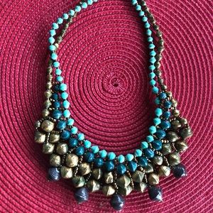 Blues Beaded Necklace 🦋